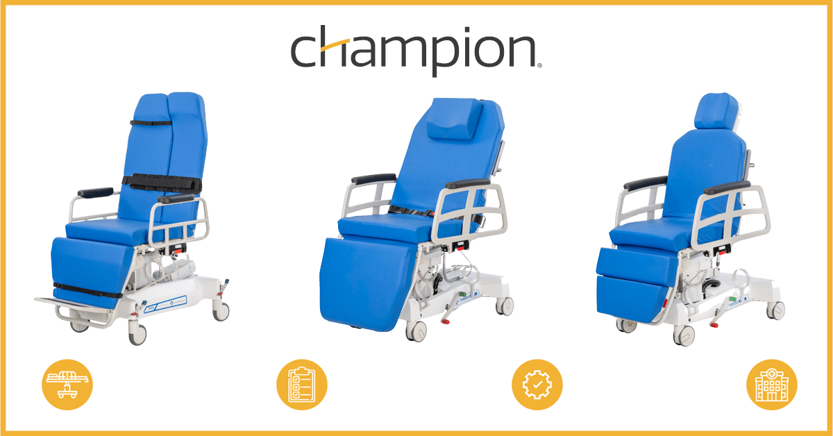 TMM3 - Stretcher-Chair - Champion Healthcare Seating