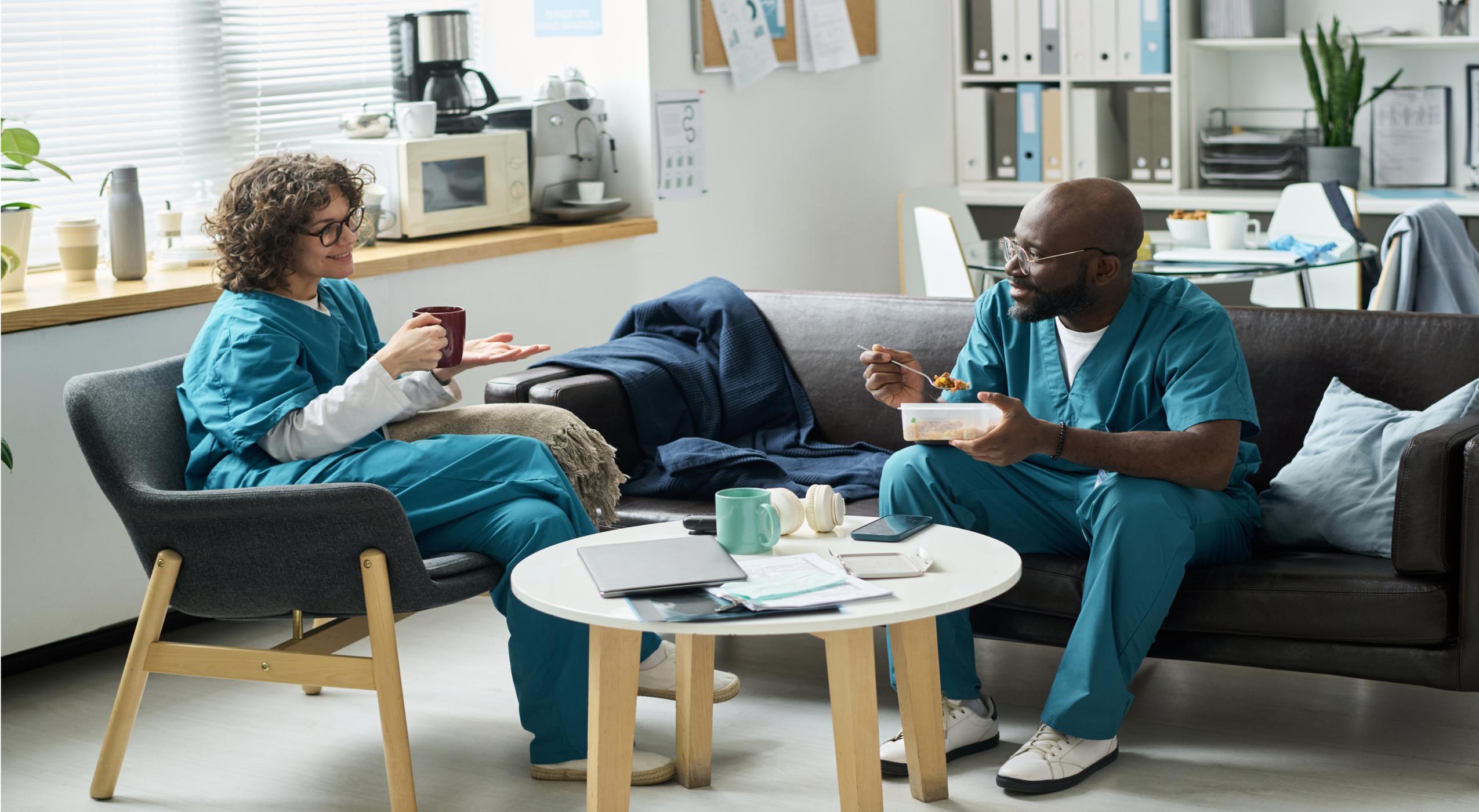 Healthcare break room