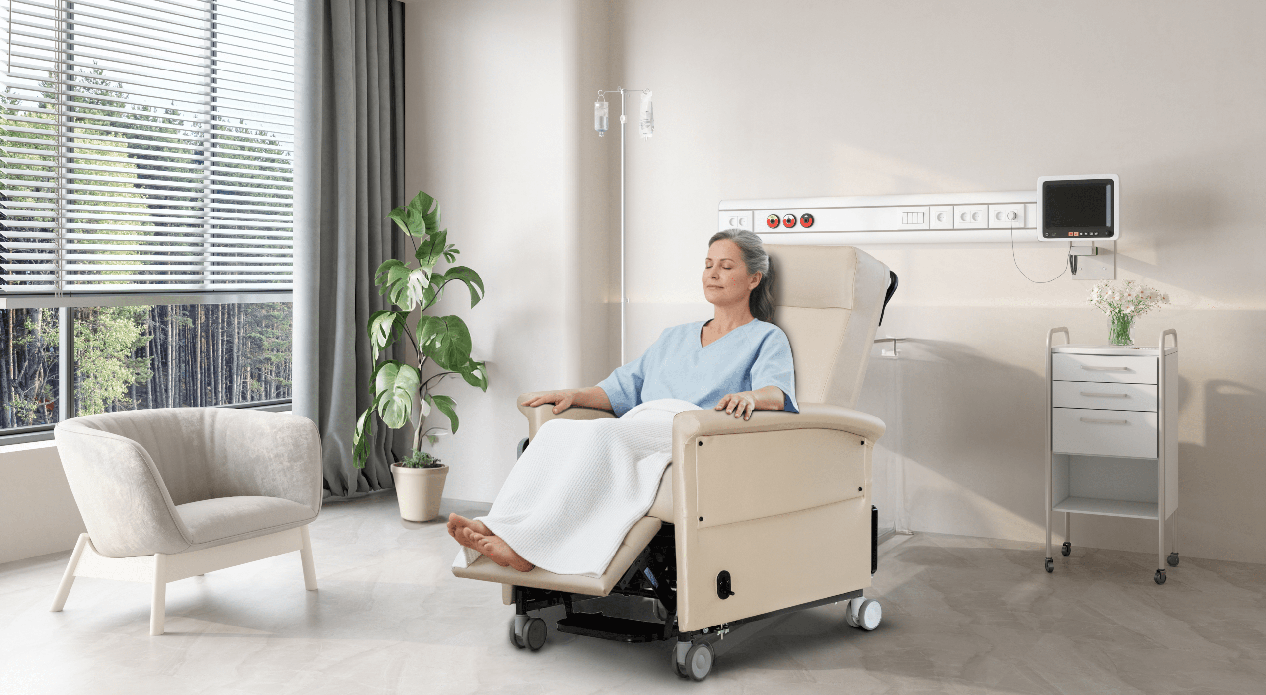 Comfort Features in healthcare seating